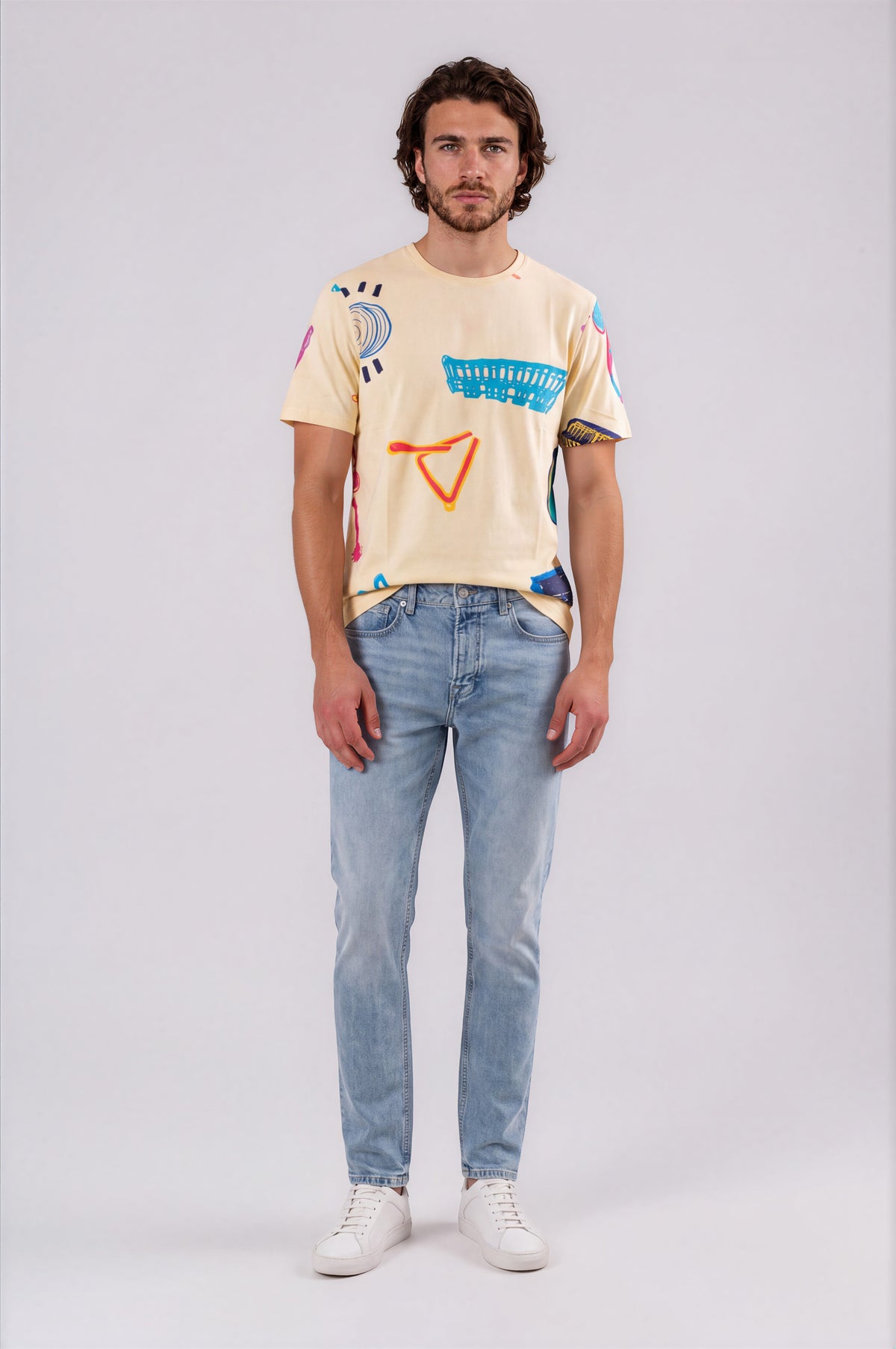 Soundscape Tee — Ecru