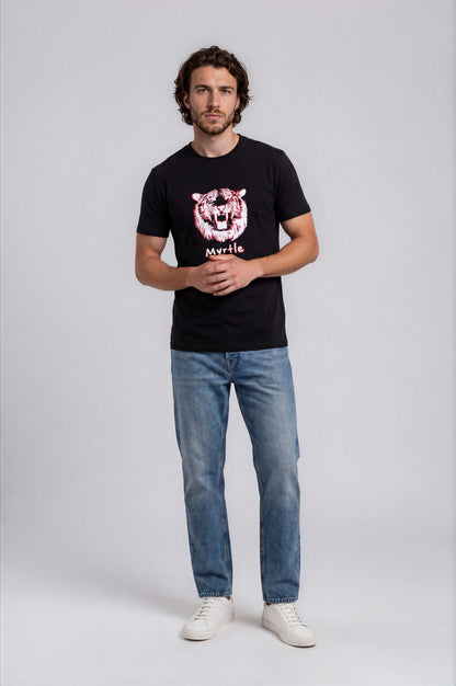 Roaring Tiger Tee – Black