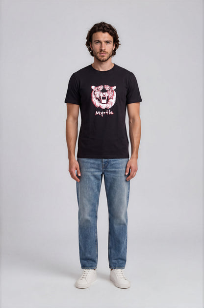 Roaring Tiger Tee – Black